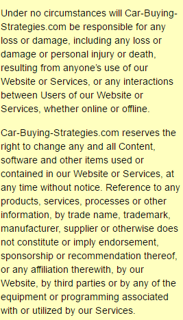 Disclaimer - Warranty Part 3