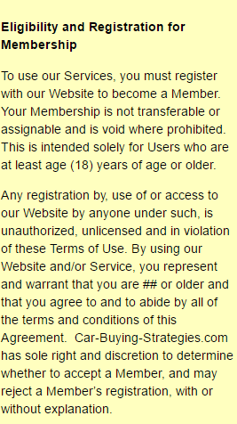 Eligibility and Registration for Membership