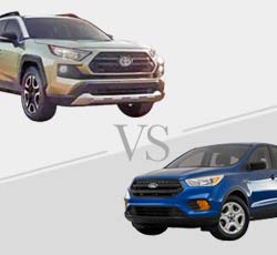 2019 Ford Escape vs Toyota RAV4 - Comparison.