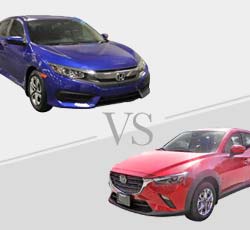 2019 Honda Civic vs Mazda 3 - Comparison.