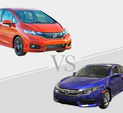 2019 Honda Fit vs Civic - Comparison.