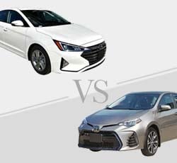 2019 Hyundai Elantra vs Toyota Corolla - Comparison.