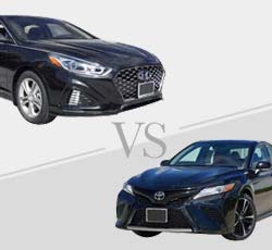 2019 Hyundai Sonata vs Toyota Camry - Comparison.