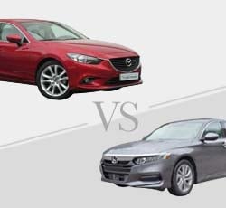 2019 Mazda 6 vs Honda Accord - Comparison.