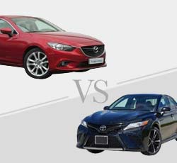 2019 Mazda 6 vs Toyota Camry - Comparison.