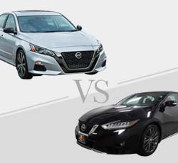 2019 Nissan Altima vs Maxima - Comparison.