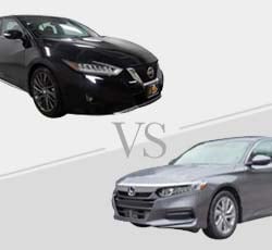 2019 Nissan Maxima vs Honda Accord - Comparison.