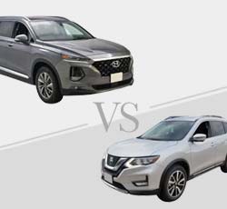 2019 Nissan Rogue vs Hyundai Santa Fe - Comparison.