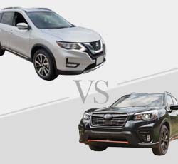 2019 Nissan Rogue vs Subaru Forester - Comparison.