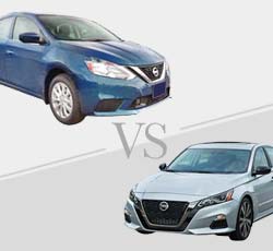 2019 Nissan Sentra vs Altima - Comparison.