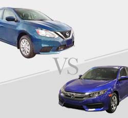 2019 Nissan Sentra vs Honda Civic - Comparison.