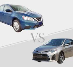 2019 Nissan Sentra vs Toyota Corolla - Comparison.