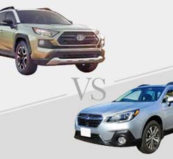 2019 Subaru Outback vs Toyota RAV4 - Comparison.