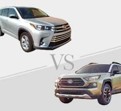 2019 Toyota Highlander vs RAV4 - Comparison.