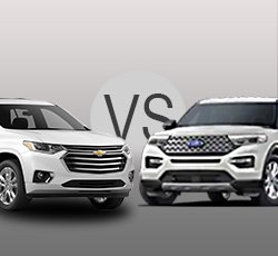 2020 Chevrolet Traverse vs Ford Explorer