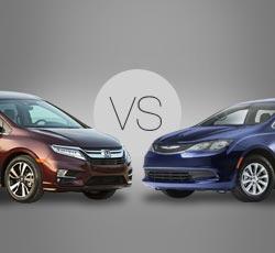 2020 Honda Odyssey vs Chrysler Pacifica
