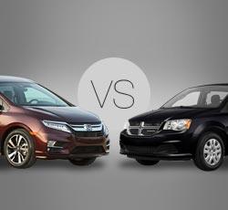 2020 Honda Odyssey vs Dodge Grand Caravan