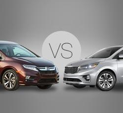 2020 Honda Odyssey vs Kia Sedona