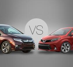 2020 Honda Odyssey vs Toyota Sienna