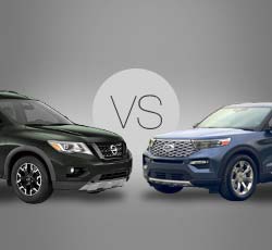 2020 Nissan Pathfinder vs Ford Explorer