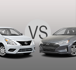 2020 Nissan Versa vs Hyundai Elantra