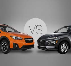 2020 Subaru Crosstrek vs Hyundai Kona