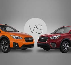 2020 Subaru Crosstrek vs Forester