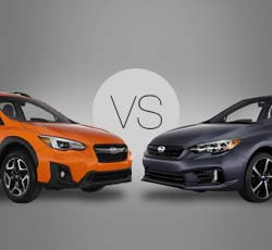 2020 Subaru Crosstrek vs Impreza