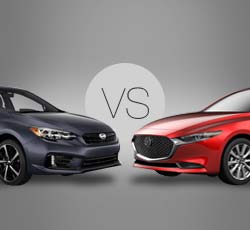 2020 Subaru Impreza vs Mazda3