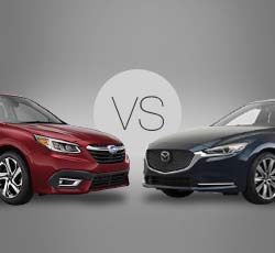 2020 Subaru Legacy vs Mazda6