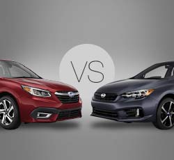 2020 Subaru Legacy vs Impreza