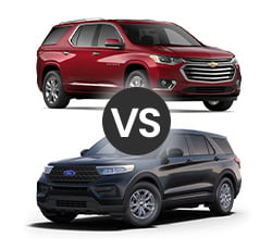 2021 Chevrolet Traverse vs Ford Explorer