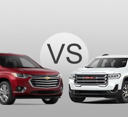 2021 Chevrolet Traverse vs GMC Acadia