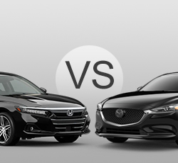 2021 Honda Accord vs Mazda6