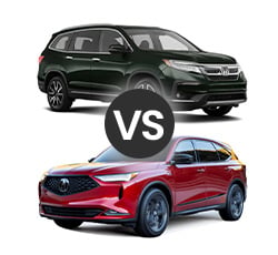 2021 Honda Pilot vs Acura MDX