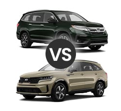 2021 Honda Pilot vs Kia Sorento