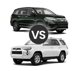 2021 Honda Pilot vs Toyota 4Runner