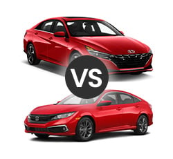 2021 Hyundai Elantra vs Honda Civic