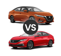 2021 Nissan Sentra vs Honda Civic