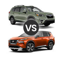 2021 Subaru Forester vs Nissan Rogue