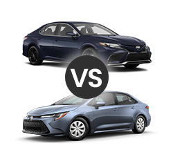 2021 Toyota Camry vs Corolla