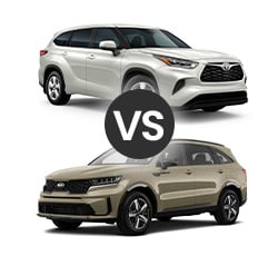 2021 Toyota Highlander vs Kia Sorento