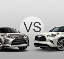 2021 Toyota Highlander vs Lexus RX