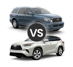 2021 Toyota Sequoia vs Highlander