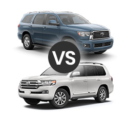 2021 Toyota Sequoia vs Land Cruiser