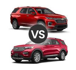 2022 Chevrolet Traverse vs Ford Explorer