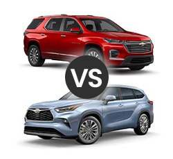 2022 Chevrolet Traverse vs Toyota Highlander