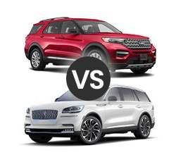 2022 Ford Explorer vs Lincoln Aviator