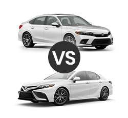 2022 Honda Civic vs Toyota Camry