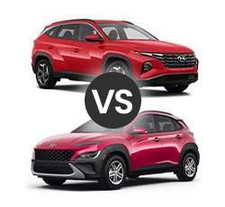 2022 Hyundai Tucson vs Kona